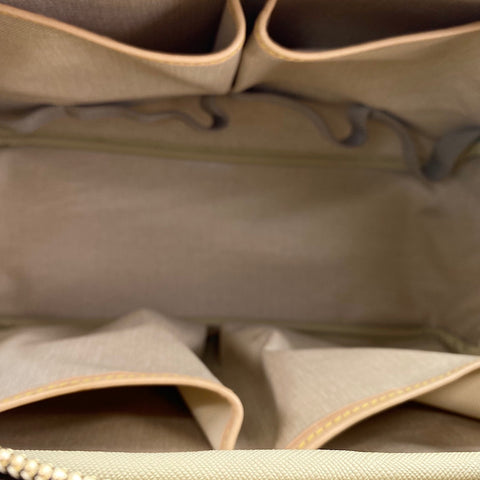 LOUIS VUITTON Deauville Handbag Brown WS32862