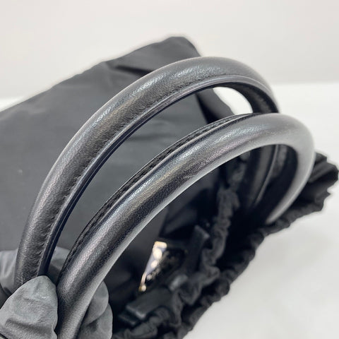 PRADA 2WAY Handbag Nylon black WS32865