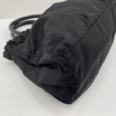 PRADA 2WAY Handbag Nylon black WS32865