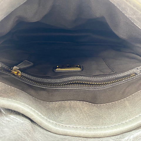 Miu Miu 2WAY Matelass Handbag leather gray WS32872