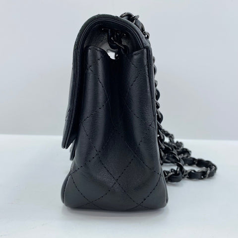 CHANEL Mini matrasse Shoulder Bag leather black WS32874