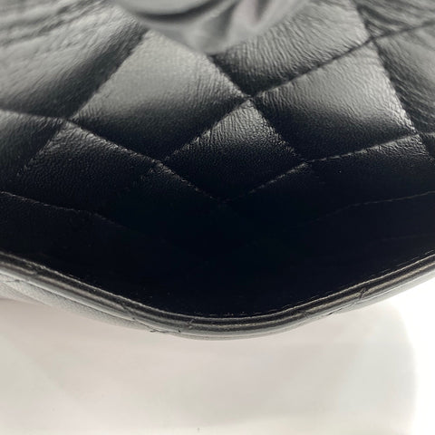 CHANEL Mini Matelasse Shoulder Bag lambskin black WS32875
