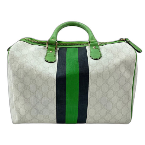 GUCCI Joyline mini Boston bag PVC green WS32877