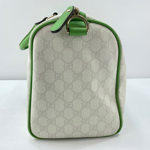 GUCCI Joyline mini Boston bag PVC green WS32877