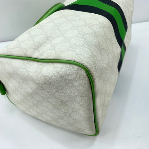 GUCCI Joyline mini Boston bag PVC green WS32877