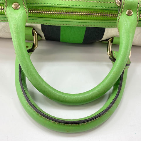 GUCCI Joyline mini Boston bag PVC green WS32877