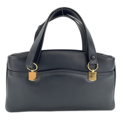 GUCCI GG Marmont 2WAY Handbag leather black WS32878