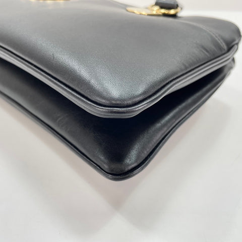 GUCCI GG Marmont 2WAY Handbag leather black WS32878