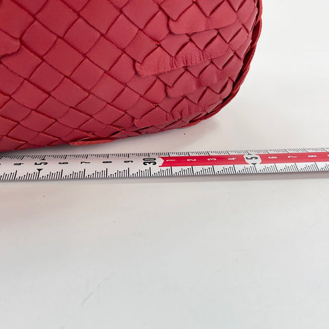 BOTTEGAVENETA INTRECCIATO Handbag leather Red WS32879