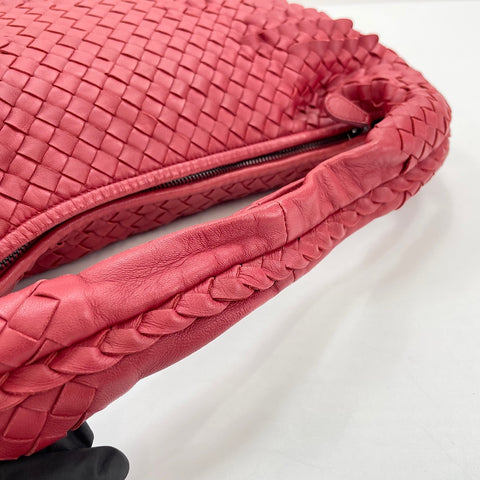 BOTTEGAVENETA INTRECCIATO Handbag leather Red WS32879