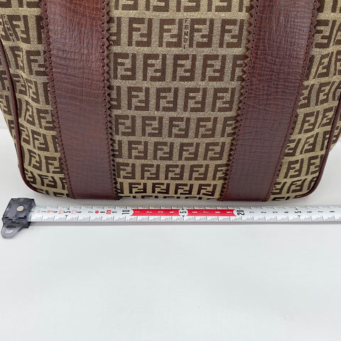 FENDI Zucchino Tote Bag canvas Brown WS32881