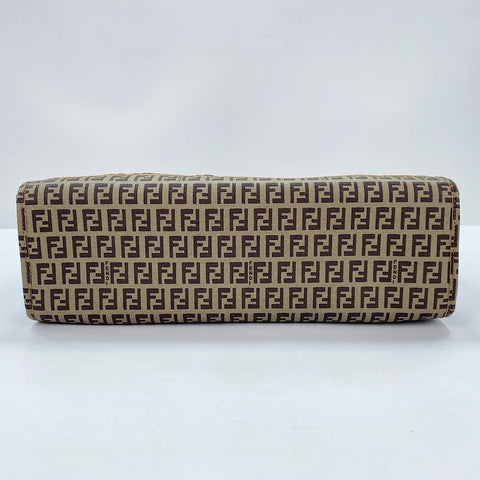 FENDI Zucca, Zucchino Tote Bag PVC Brown WS32882