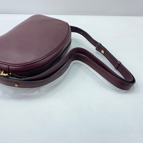 CARTIER Must Line Shoulder Bag leather wine-red WS32883