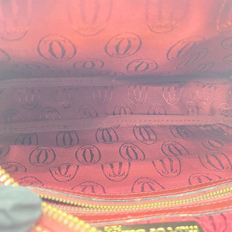CARTIER Must Line Shoulder Bag leather wine-red WS32883