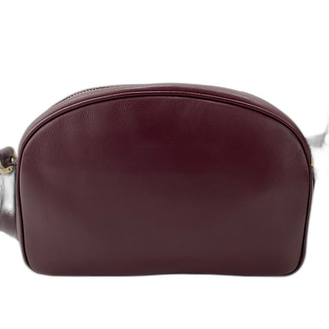 CARTIER Must Line Shoulder Bag leather wine-red WS32883