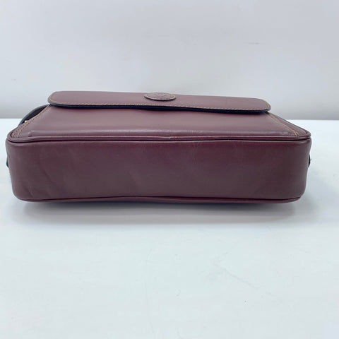 CARTIER Must Line Shoulder Bag leather wine-red WS32883