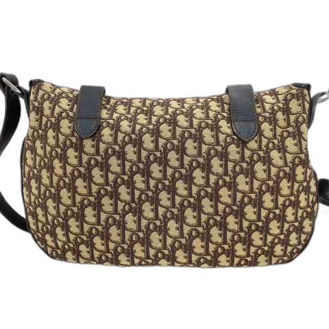 Christian Dior Trotter Shoulder Bag Brown WS32884