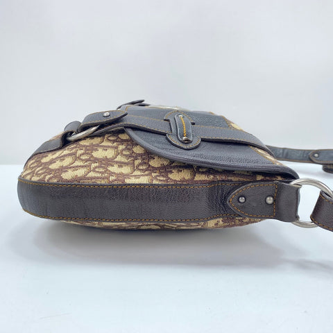 Christian Dior Trotter Shoulder Bag Brown WS32884