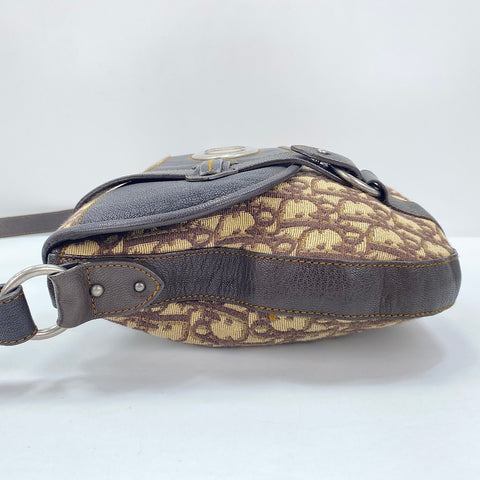 Christian Dior Trotter Shoulder Bag Brown WS32884