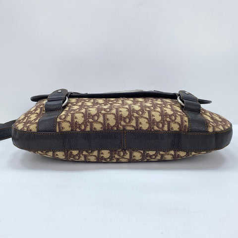 Christian Dior Trotter Shoulder Bag Brown WS32884