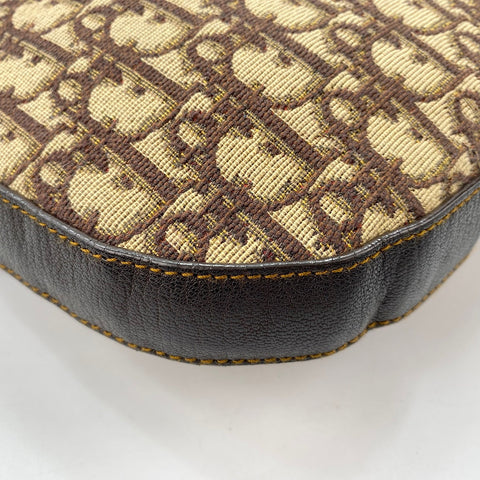 Christian Dior Trotter Shoulder Bag Brown WS32884