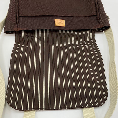 LOUIS VUITTON Buzas PM Shoulder Bag canvas Brown WS32891