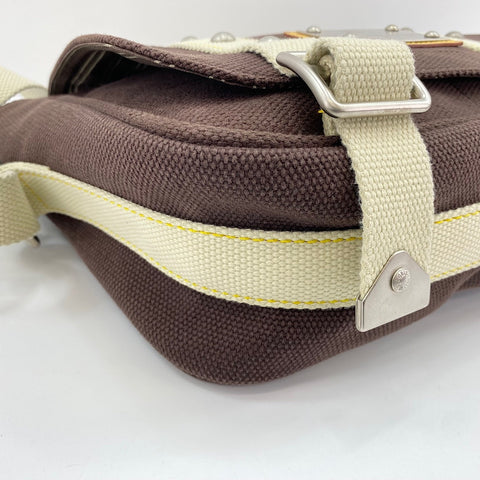 LOUIS VUITTON Buzas PM Shoulder Bag canvas Brown WS32891