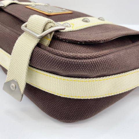 LOUIS VUITTON Buzas PM Shoulder Bag canvas Brown WS32891