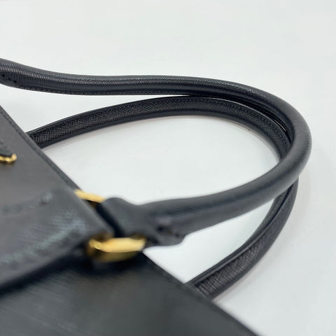 PRADA Galleria Tote Bag leather black WS32892