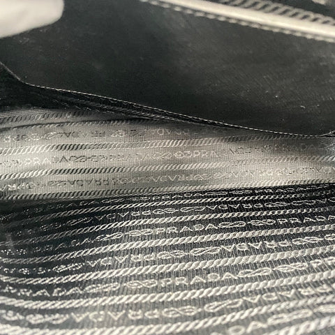 PRADA Galleria Tote Bag leather black WS32892