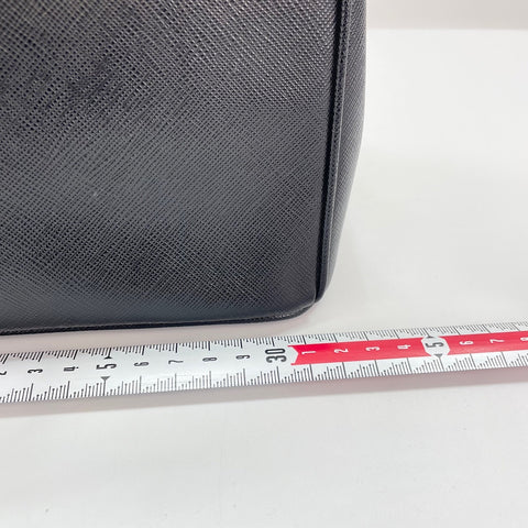 PRADA Galleria Tote Bag leather black WS32892