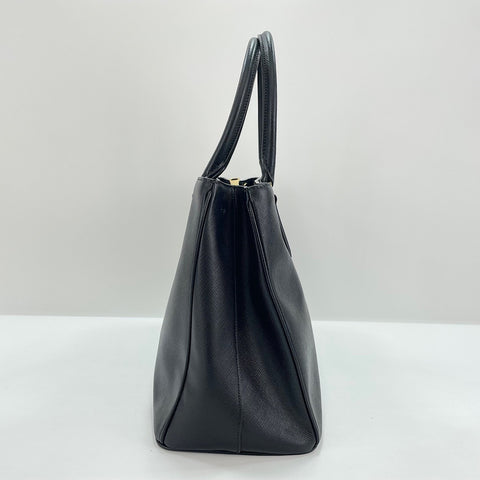 PRADA Galleria Tote Bag leather black WS32892