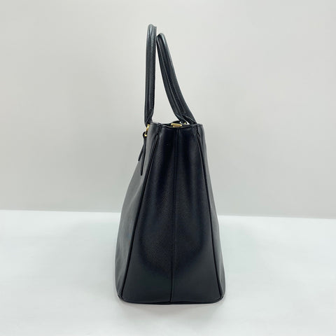 PRADA Galleria Tote Bag leather black WS32892