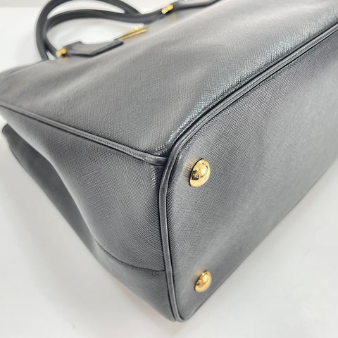 PRADA Galleria Tote Bag leather black WS32892