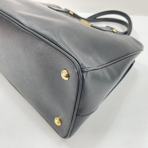 PRADA Galleria Tote Bag leather black WS32892