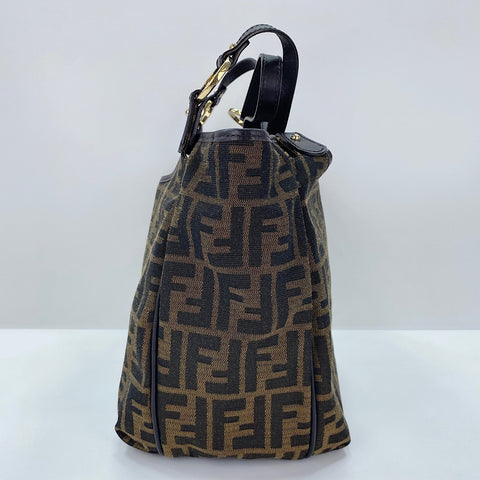 FENDI Zucca Tote Bag canvas Brown WS32895