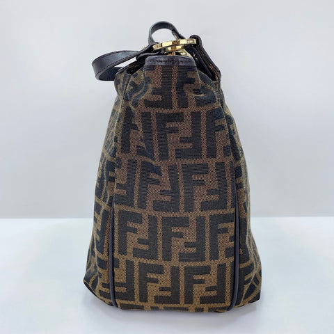 FENDI Zucca Tote Bag canvas Brown WS32895