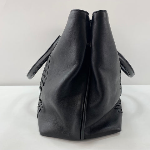 BOTTEGAVENETA INTRECCIATO Tote Bag leather black WS32897