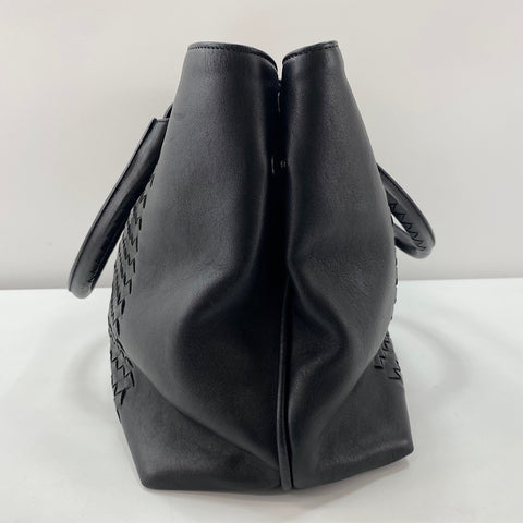 BOTTEGAVENETA INTRECCIATO Tote Bag leather black WS32897