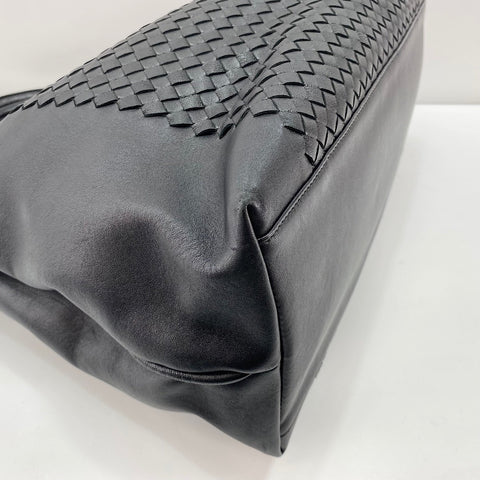 BOTTEGAVENETA INTRECCIATO Tote Bag leather black WS32897
