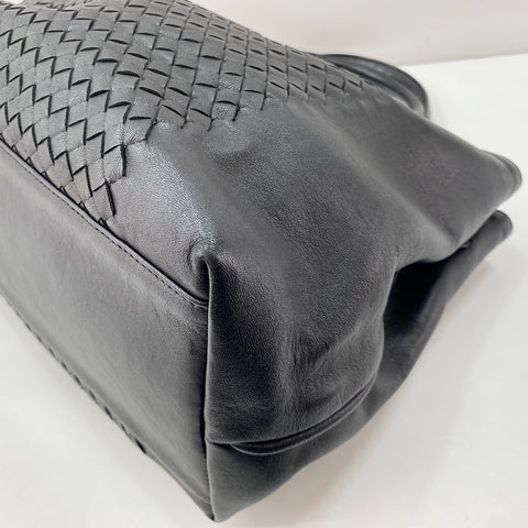 BOTTEGAVENETA INTRECCIATO Tote Bag leather black WS32897