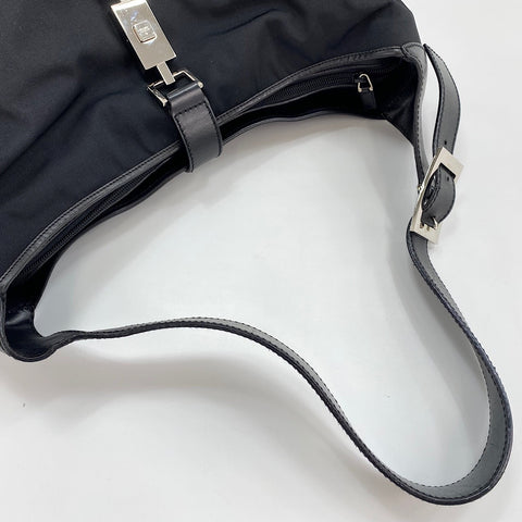 GUCCI Jackie Shoulder Bag Nylon black WS32899