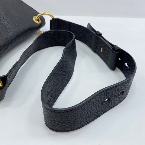 GUCCI GG Marmont Tiger Head Shoulder Bag leather black WS32900