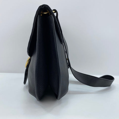 GUCCI GG Marmont Tiger Head Shoulder Bag leather black WS32900