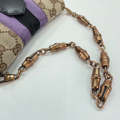 GUCCI Horsebit 2WAY Shoulder Bag beige WS32901