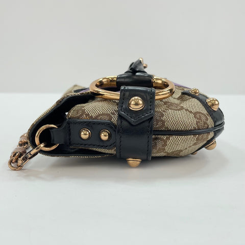 GUCCI Horsebit 2WAY Shoulder Bag beige WS32901