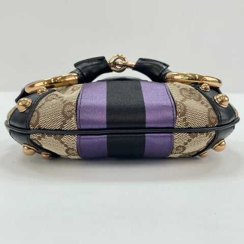 GUCCI Horsebit 2WAY Shoulder Bag beige WS32901