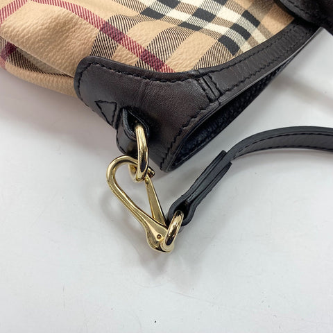 BURBERRY Nova Check 2WAY Tote Bag PVC Brown WS32905