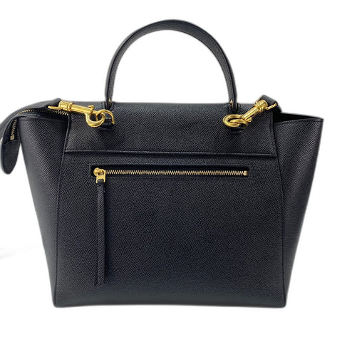 CELINE Micro 2WAY Belt Bag Shoulder Bag leather black WS32908