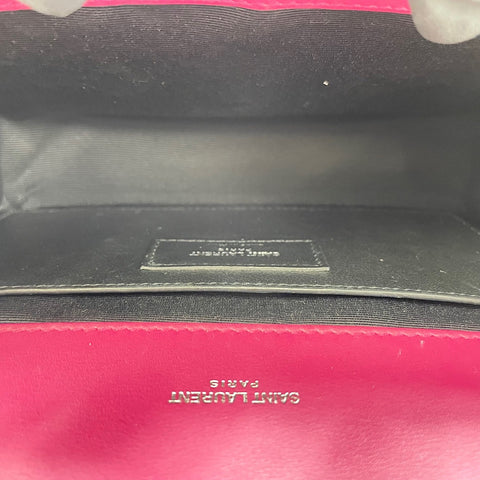 YVES SAINT LAURENT Cassandra Shoulder Bag leather pink WS32909